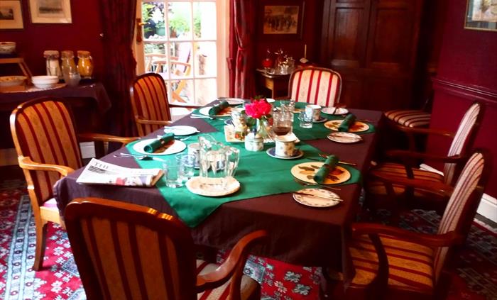 Breakfast table